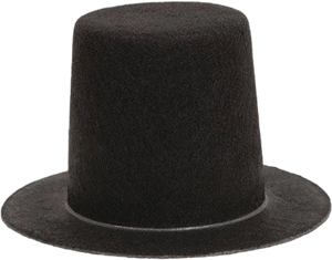 Cwi Gifts Felt Top Hat