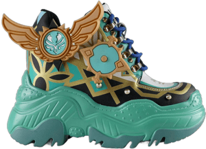 Genshin Impact Venti Anime Platform Sneakers