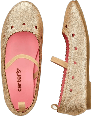 Carter's Toddler Girls Glitter Ballet Flat Shoes