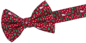 Vineyard Vines Boys' Tree Farm Silk Bow Tie