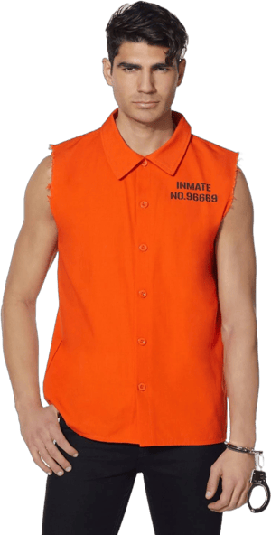 Spirit Halloween Inmate Shirt