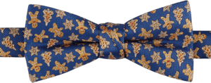 Tommy Hilfiger Boys Holiday Gingerbread Pre-Tied Bow Tie