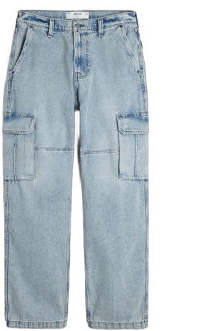 Hollister Men's Baggy Cargo Jeans