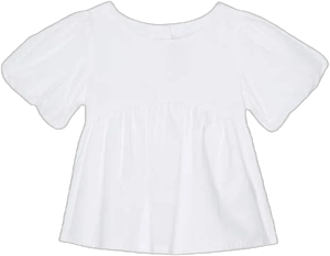 Janie and Jack Girls' Puff Sleeve Blouse