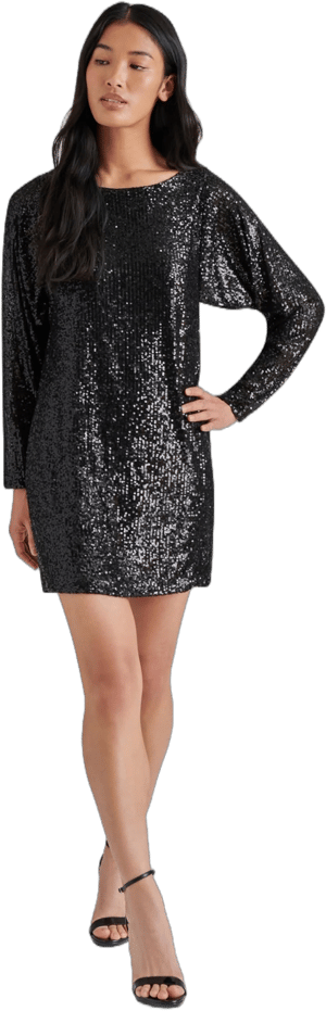 Steve Madden Women's Ginger Sequin Mini Dress