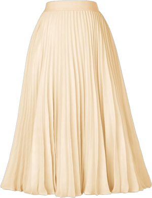 Grace Karin Women's High Elastic Waist Pleated Chiffon Midi Swing Skirt