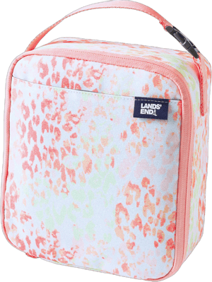 Lands' End Kids Insulated EZ Wipe Printed Lunch Box