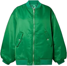 The Frankie Shop Astra Shell Bomber Jacket - Women - Green Coats and Jackets - XXXS/XXS