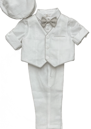 Boys Linen Christening Outfit