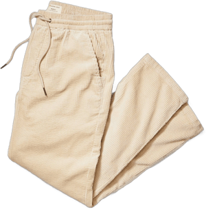 Marine Layer Men's Saturday Relaxed Corduroy Ankle Length Pants