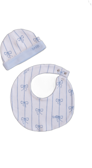 Blue Ribbon Bib and Hat Set, Cotton Bib, Cotton Hat, Burp Cloth, Muslin Bandana Bibs, Baby Shower Gift, Baby Drool Bib, Baby Boy Hat