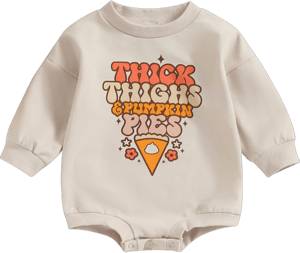 Baby Halloween Outfit Boy Girl Pumpkin Patch Sweatshirt Romper Sweater Shirt Cute Newborn Toddler Clothes Thanksgiving 0-3 Months Aa Pumpkin Pies Flower Khaki