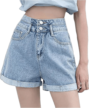 Women's High Waisted Denim Shorts Casual Ripped Summer Hot Short Jeans Frayed Distressed Jeans Shorts with Pockets Prime Big Deal Days 2024