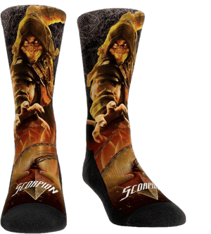 Rock 'Em Socks Scorpion Spear Throw Socks