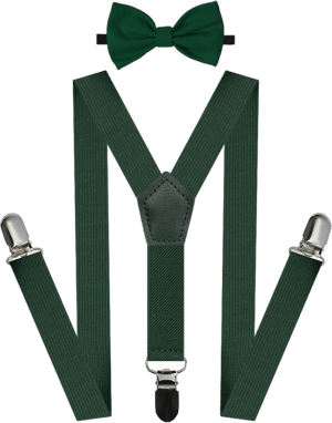 A&J Design Kids Adjustable Bow Tie Suspenders