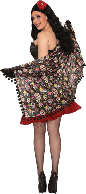 Day of the Dead Shawl