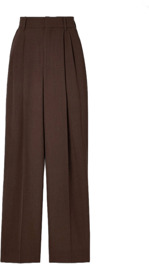 Petar Petrov The Founder Pleated Wool-Blend Twill Wide-Leg Pants