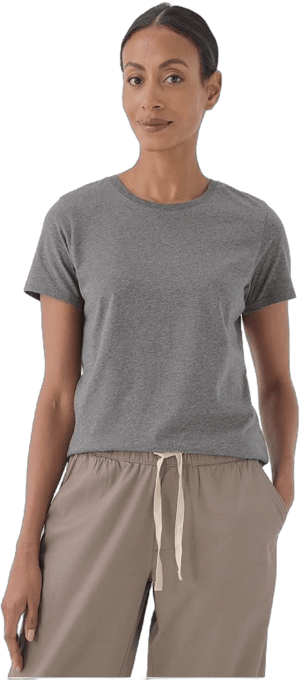 Pact Women's Organic Cotton Softspun Crew Neck Tee