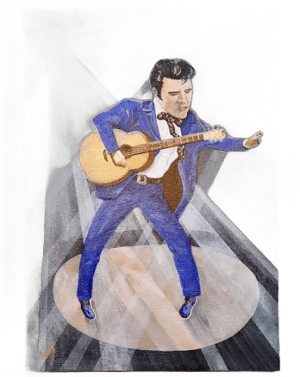 Elvis Presley Blue Suede Shoes