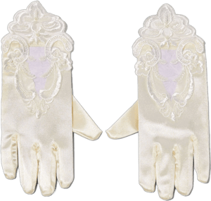 Claire's Club Embroidered Satin Gloves