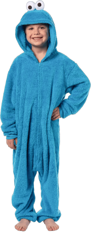 Sesame Street Cookie Monster Costume Union Suit