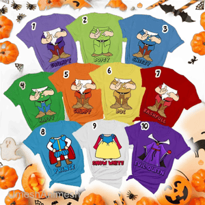 Seven Dwarfs Halloween Costume Shirt