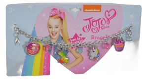 Jojo Siwa Women's Jelly Faceted Metal Charm Bracelet