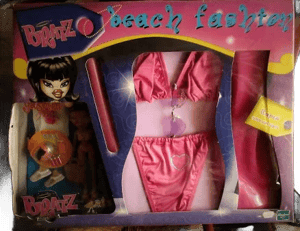 Rare Bratz Doll Beach Fashion Giant Gift Set Many Accessories Bikini