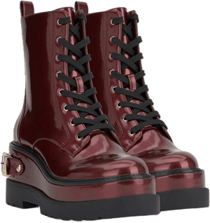 Jessica Simpson Women's Imelda Lace-Up Platform Combat Boots