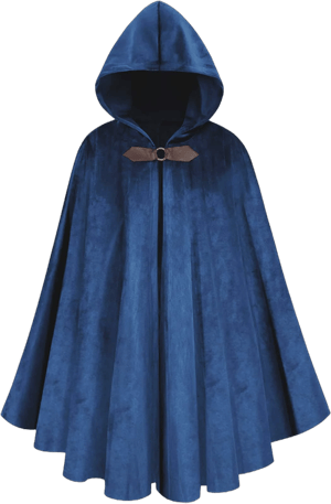 Renaissance Velvet Hooded Cape