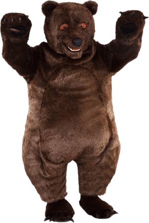 Brown Bear Mascot Costume