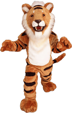 Tiger Mascot Striped Costume