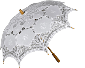 Bumblebee Linens Battenburg Lace Parasol