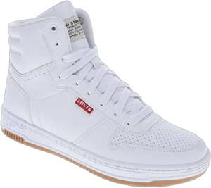 Levi's Kids Drive Hi Synthetic Leather Casual Hightop Sneaker Shoe