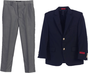 Gioberti Boys Suit Jacket Blazer and Dress Pants