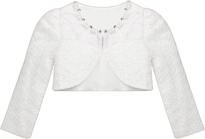 Nordic Kids Lace Long Sleeve Bolero Cardigan