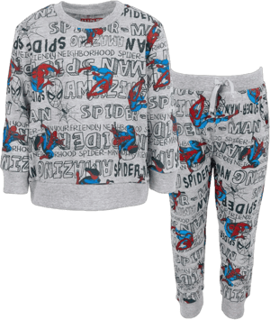 Marvel Avengers Spider-Man French Terry Sweatshirt and Jogger Pants Set