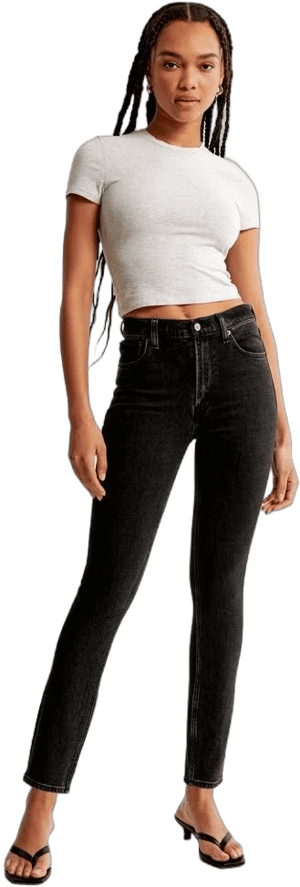 Abercrombie & Fitch Women's High Rise Skinny Jeans