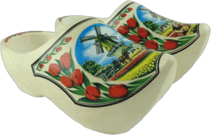 Dutch Windmill and Tulip Shoe Clogs