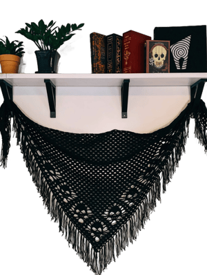 SweeterWorkshop Custom Día de Los Muertos Shawl