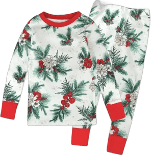 HonestBaby 2-Piece Organic Cotton Holiday Pajama