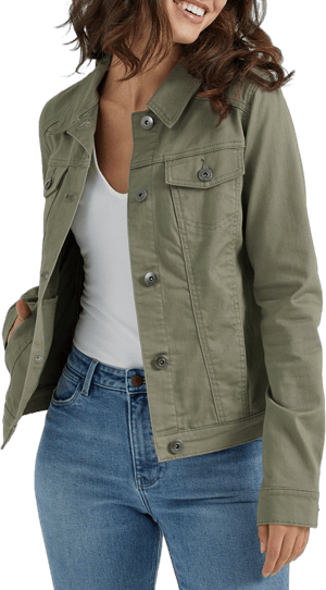 Wrangler Women's Authentics Stretch Denim Jacket