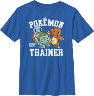 Boy's Pokemon Trainer Characters T-Shirt