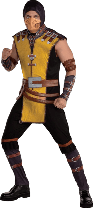 Mortal Kombat Scorpion Costume for Men