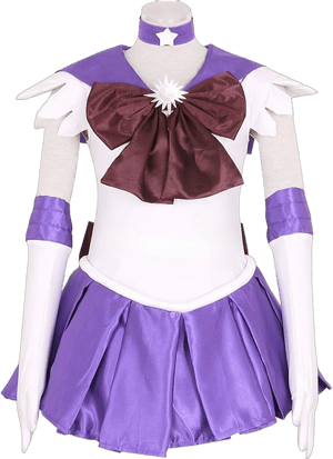 CG Costume Women's Sailor Moon Sailor Saturn Hotaru Tomoe Dress Cosplay Costume XX-Small(155-160CM)