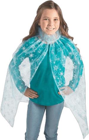 Blue Ice Princess Cape