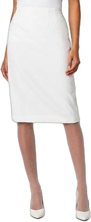 Evan Picone Women's Mid Rise Skimmer Crepe Pencil Skirt