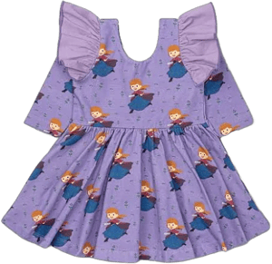 Disney Frozen Anna Double Ruffle Dress