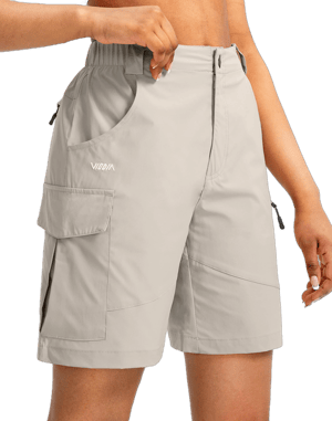 Viodia Women's Lightweight Quick Dry Hiking Cargo Shorts