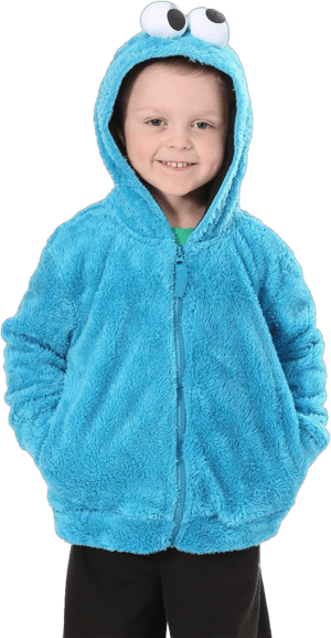 Sesame Street Cookie Monster Costume Hoodie